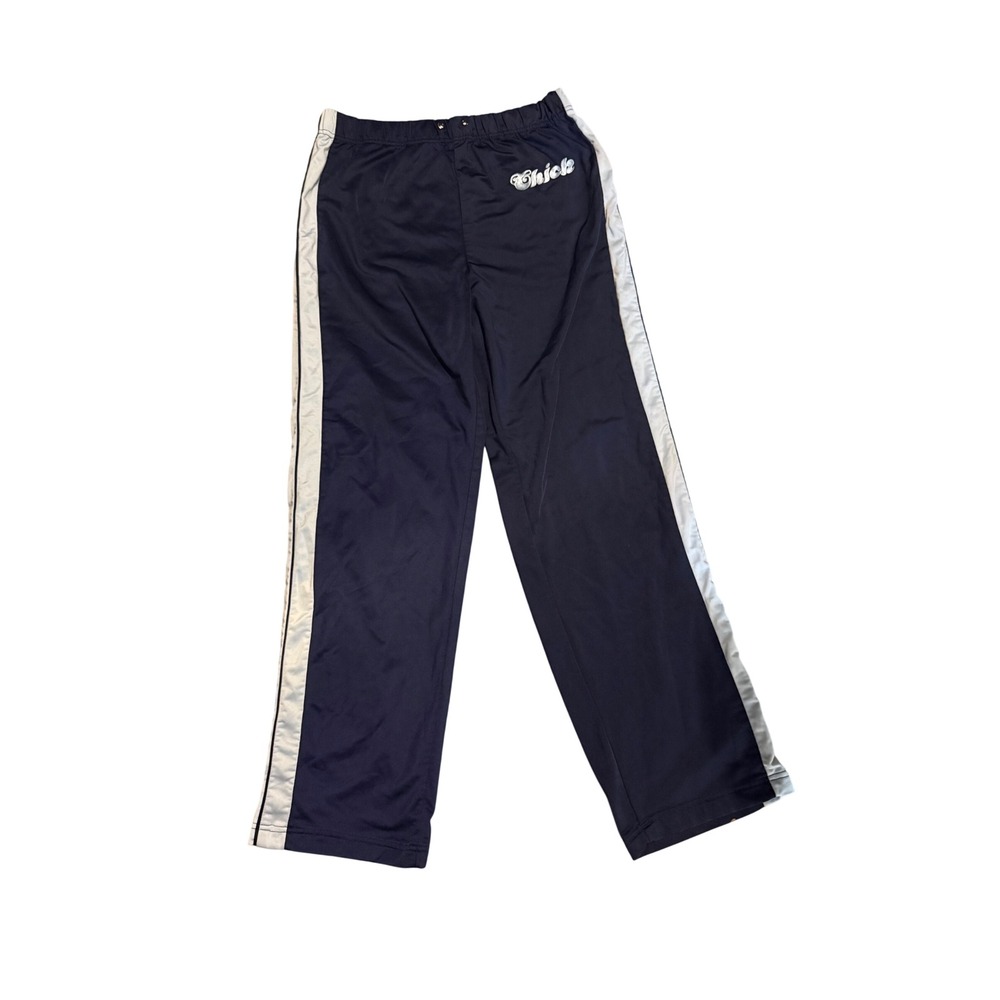 Looney Tunes Tweety Bird Y2K Track Pants Navy Blue White Side Stripe Women's